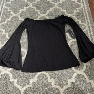 Lulus black off the shoulder top